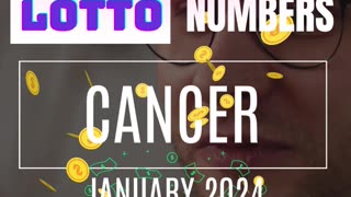 CANCER JACKPOT WINNER!!💸❤️💲💕❤️✨👉JANUARY 2024❤️💲✨💕💰❤️💸✨ Lucky Lotto Numbers. #tarot #lottonumbers