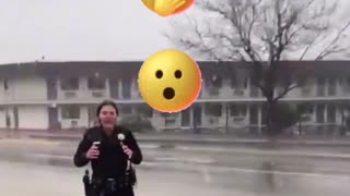 Officer Gets Wet