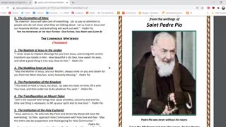 Padre Pio Prayer Group Meeting For October 27, 2020