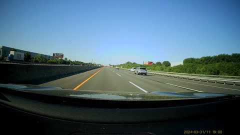 Dump Truck Crashes Through Barrier On NJ Turnpike