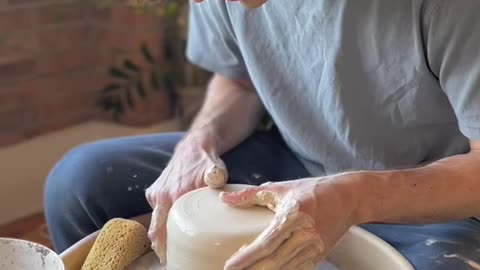 lbs pot #asmr version #pottery #satisfying