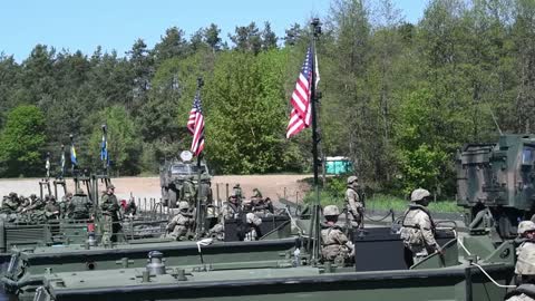 United States and NATO allies participated in Defender Europe 2022 B-Roll