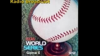 1974 World Series Game 5 Los Angeles Dodgers vs Oakland A's