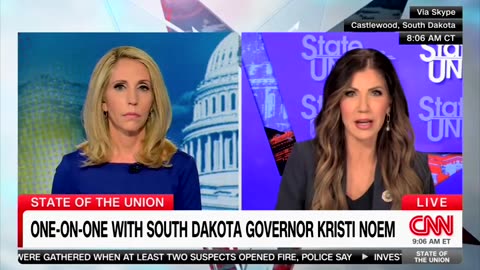 CNN Host Interrupts Governor Kristi Noem Over Biden, Trump Comparison