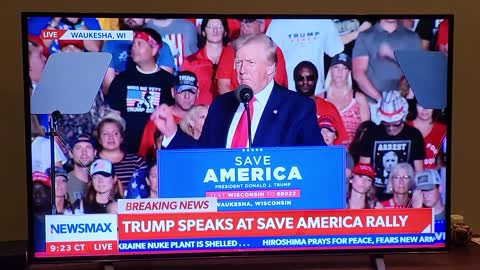Trump Rally Waukesha, Wisconsin August 5, 2022 Public Education Comments Parents Rights