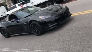 Crazy loud C6 corvette