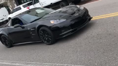 Crazy loud C6 corvette