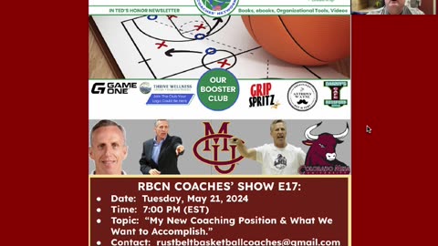 RBCN Coaches' Show E17: Coach Mike Dunlap