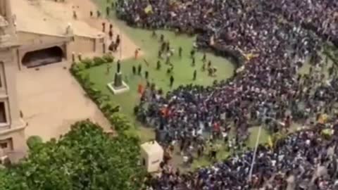 Sri Lankan Protesters Storm the President's Residence Amid Fuel and Food Shortage Woes