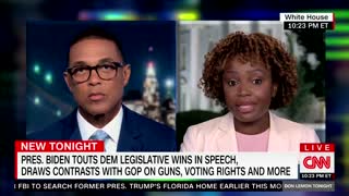 Lemon Gets Karine SUPER Flustered Live on CNN