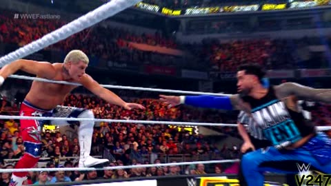 Cody Rhodes & Jey Uso vs The Judgment Day Fastlane 2023 Highlights