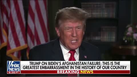 Trump on Joe Biden " Troops Withdrawal - He is an Embarrassment to America