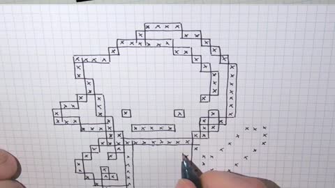 how to Draw Chibi Link - Hello Pixel Art by Garbi KW #shorts