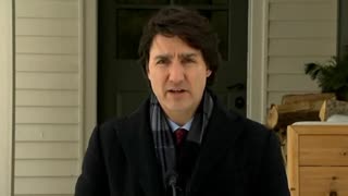 Triggered Trudeau spews lies about Canadian truckers protesting for more freedom