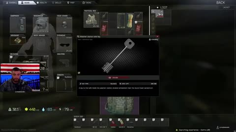 In addition, after the Scav is evacuated, the equipment and materials