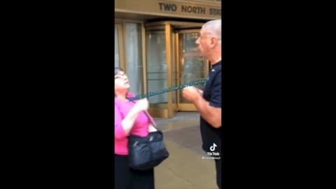 Crazy Lady Versus Undercover Cop