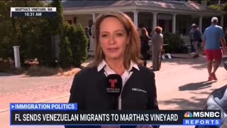 NBC reporter reveals migrants in Martha’s Vineyard are “not angry at Ron DeSantis."