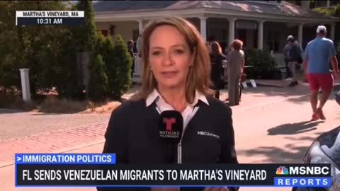 NBC reporter reveals migrants in Martha’s Vineyard are “not angry at Ron DeSantis."