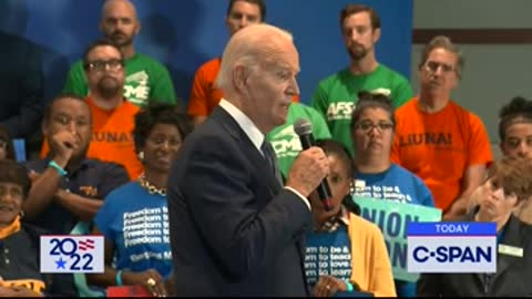 President Joe Remarks at DNC IS THIS A IMPOSTER