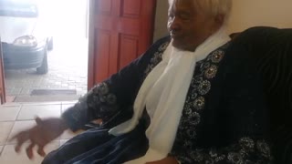 Ouma Nora De Kock speaks about celebrating her 112th birthday