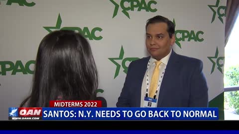 Congressional Candidate George Santos: N.Y. Needs To Go Back To Normal