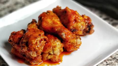 How to make Franks Red Hot Buffalo Wings | Airfried Chicken Wings