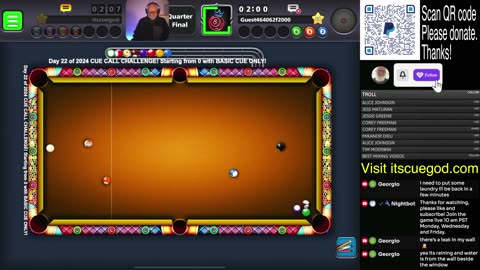 The 8 Ball & 9 Ball Pool LIVE Show with ITSCUEGOD