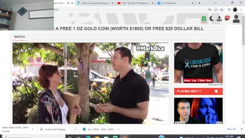 mark dice x2 speed bitchute rumble gold coin challenge reeee view