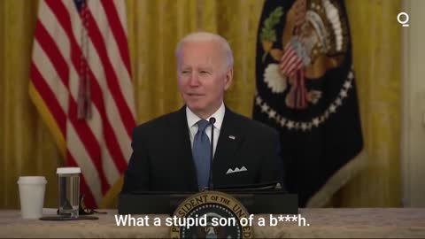 Joe Biden calls Peter Doocy a 'stupid SOB'. 01.24.22.