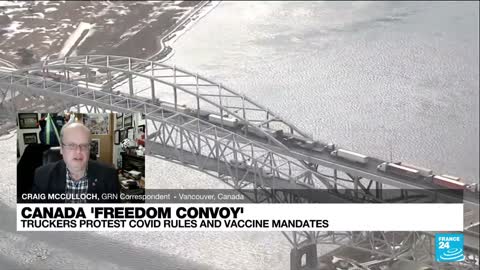 Protesters defy injunction order, continue to occupy crucial US-Canada bridge