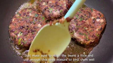 how to make BLACK BEAN BURGERS Without Eggs