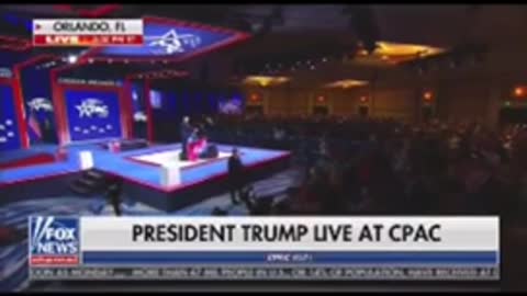 Trump standing ovation at CPAC 2022