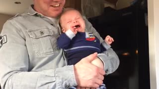 Strange Way to Stop a Baby Crying