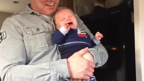 Strange Way to Stop a Baby Crying
