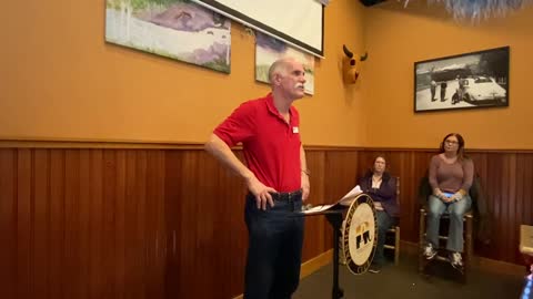Brent Regan speaking at Panhandle Pachyderms