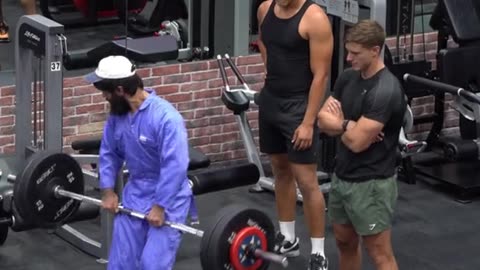 Gym cleaner surprised two Youth in Gym