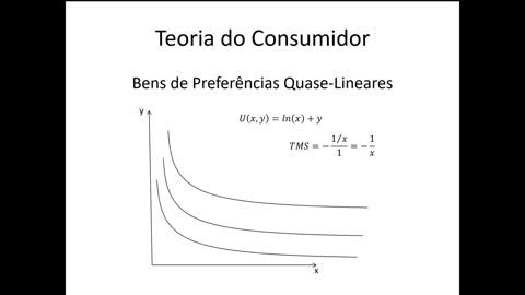 Microeconomia 025 Teoria do Consumidor Bens Males Preferências Quase Lineares e Neutros