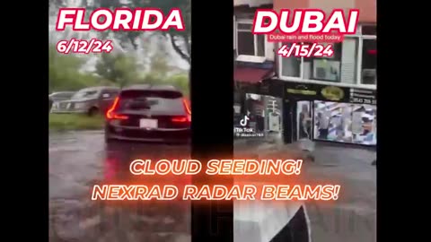 FLORIDA Flood VS DUBAI Flood - Cloud Seeding - Weather Manipulation! ~ In2ThinAir