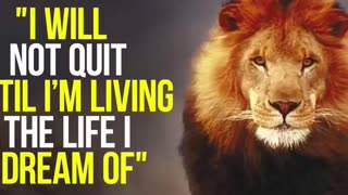 Unleash Your Inner Lion Dont Give Up on Your Dream