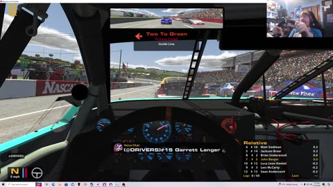 iRacing D Fixed ARCA Menards Series from North Wilkesboro 6/19/24. Old Car and Track.