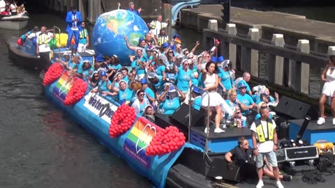 Amsterdam Nederland's Gay LGBTQIA+Pride 2017 Canal Pride Europe. Canal Pride 1