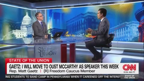 Just in - Gaetz: I do intend to file a motion to vacate against Speaker McCarthy
