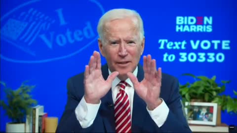 Biden admits to the biggest voter fraud organization ever