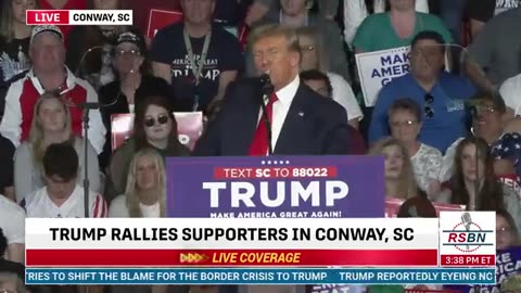 Trump Rally in South Carolina (Full Speech, Feb 10)