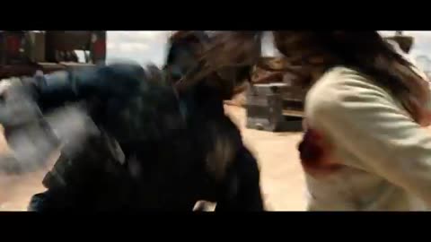 Hollywood movies scene. Army and hero fight.