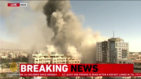 Israeli Military BOMBS The Associated Press, Al Jazeera Building