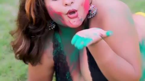 Hot Megha Bhabhi Holi Vlog 2024 Happy Holi