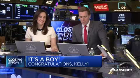 CNBC's Kelly Evans has a baby boy