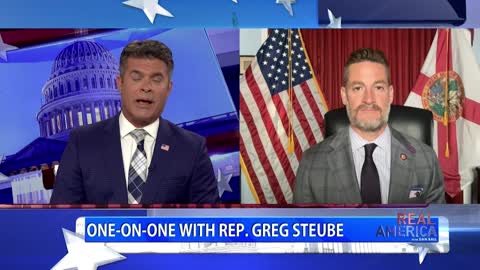 REAL AMERICA -- Dan Ball W/ Rep. Greg Steube, Reps. AOC & Omar Fake Arrests, 7/20/22