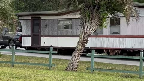 Truck Pulls Mobile Home